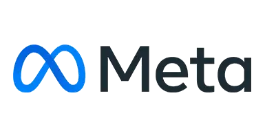 Logotipo de Meta, empresa matriz de Facebook, Instagram y WhatsApp
