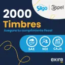 2,000 Timbres para facturar con SAE, CAJA y NOI (Código Digital)