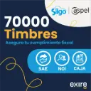 70,000 Timbres para facturar con SAE, CAJA y NOI (Código Digital)