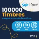100,000 Timbres para facturar con SAE, CAJA y NOI (Código Digital)